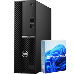 Dell Desktop PC OptiPlex 5090 SFF Business Computer, Intel i5 Hexa-Core 10th Gen Processor, 16GB - 32GB DDR4 RAM, 512GB - 2TB NVMe SSD, Windows 11 Pro - Refurbished