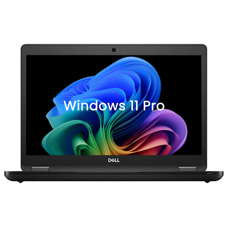 Dell Latitude 5490 14 Inch FHD, Intel Core i5 - 8350U Processor, 16GB DDR4 RAM, 256GB - 512GB SSD, HDMI / Webcam, Backlight Keyboard, Windows 11 Pro - Refurbished (Grade A-)