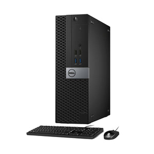 Dell OptiPlex SFF High Performance Desktop Computer PC, New 27 inch FHD Monitor (Intel Core i7 up to 4.00 GHz Processor| 16GB - 32GB DDR4 RAM| 256GB - 2TB SSD| Windows 10 Pro| HDMI| WiFi) - Refurbished