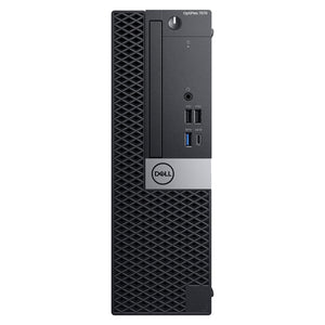 Dell Desktop PC OptiPlex 7070 SFF Business Computer, Intel Hexa-Core i7 - 8th Gen Processor Up to 4.60 Ghz, 16GB - 32GB DDR4 RAM, Windows 11 Pro - Refurbished