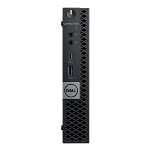 Dell OptiPlex 7070 Tiny Desktop Computer PC, Intel Core i7 - 9th Gen up to 4.30 GHz Processor, 16GB - 32GB DDR4 RAM, 512GB - 2TB SSD, Windows 11 Pro, Wireless Keyboard and Mouse - Refurbished