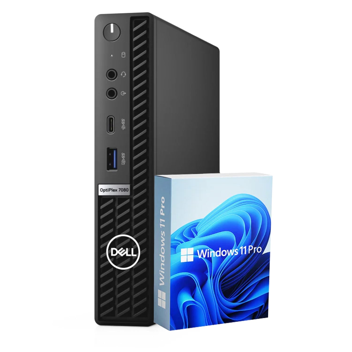 Dell Computer OptiPlex 7080 Tiny Business Desktop PC| Intel Core i7-10700 Up to 4.80GHz Processor| 16GB - 32GB DDR4 RAM| 512GB - 2TB SSD| Windows 11 Pro| Wireless Keyboard and Mouse| WIFI - Refurbished