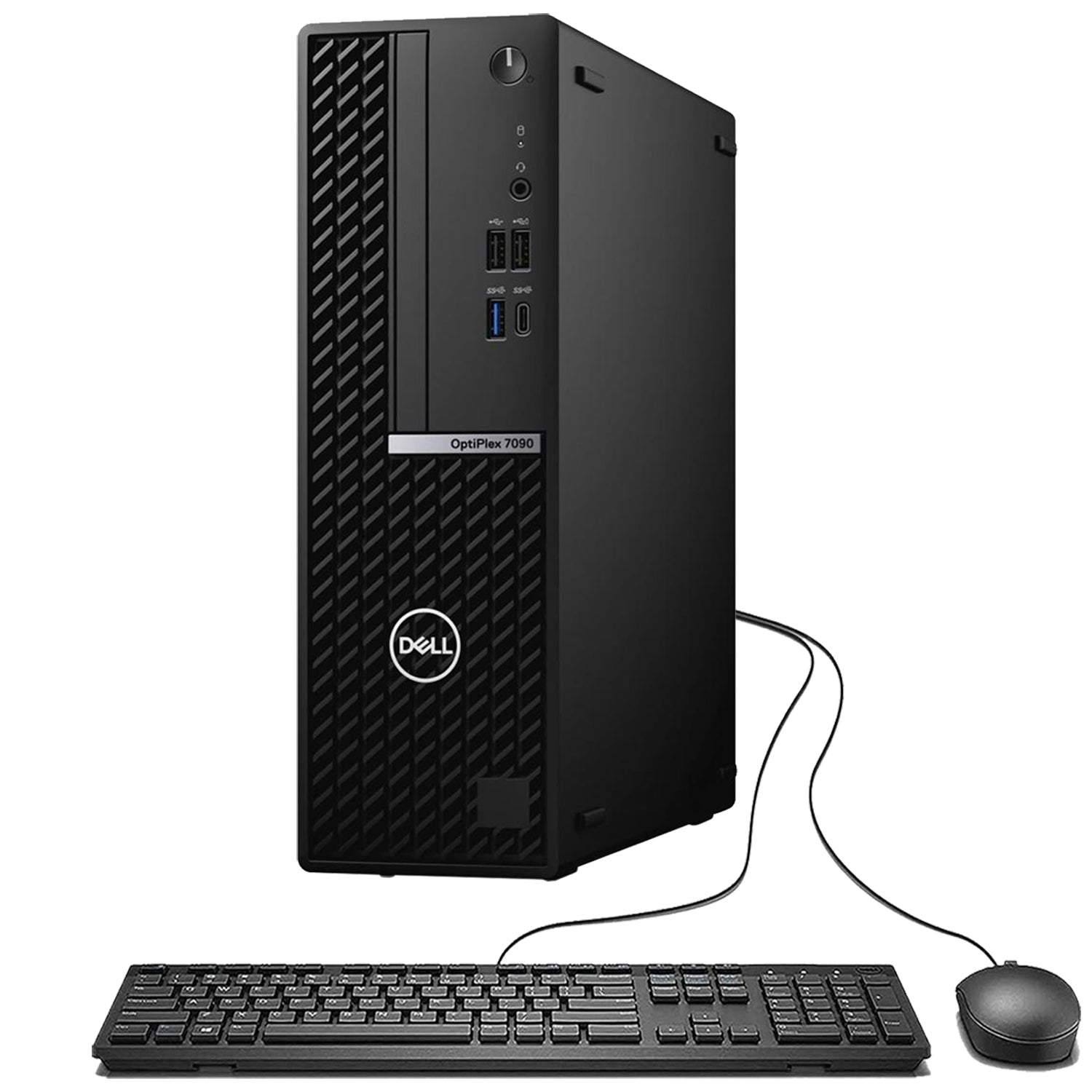 Dell Desktop PC OptiPlex 7090 SFF Business Computer | Intel Hexa-Core i5 - 10th Gen up to 4.50 GHz Processor | 16GB - 32GB DDR4 RAM | 512GB - 2TB SSD | Windows 11 Pro | WIFI - Refurbished