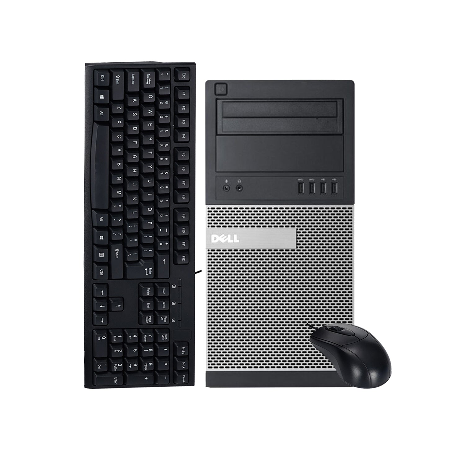 Dell OptiPlex 9020 Tower Business Desktop Computer PC | Intel Core i5 up to 3.60 GHz | 8GB - 32GB RAM | 256GB - 1TB SSD | Windows 10 Pro | Wired Keyboard and Mouse | WIFI - Refurbished
