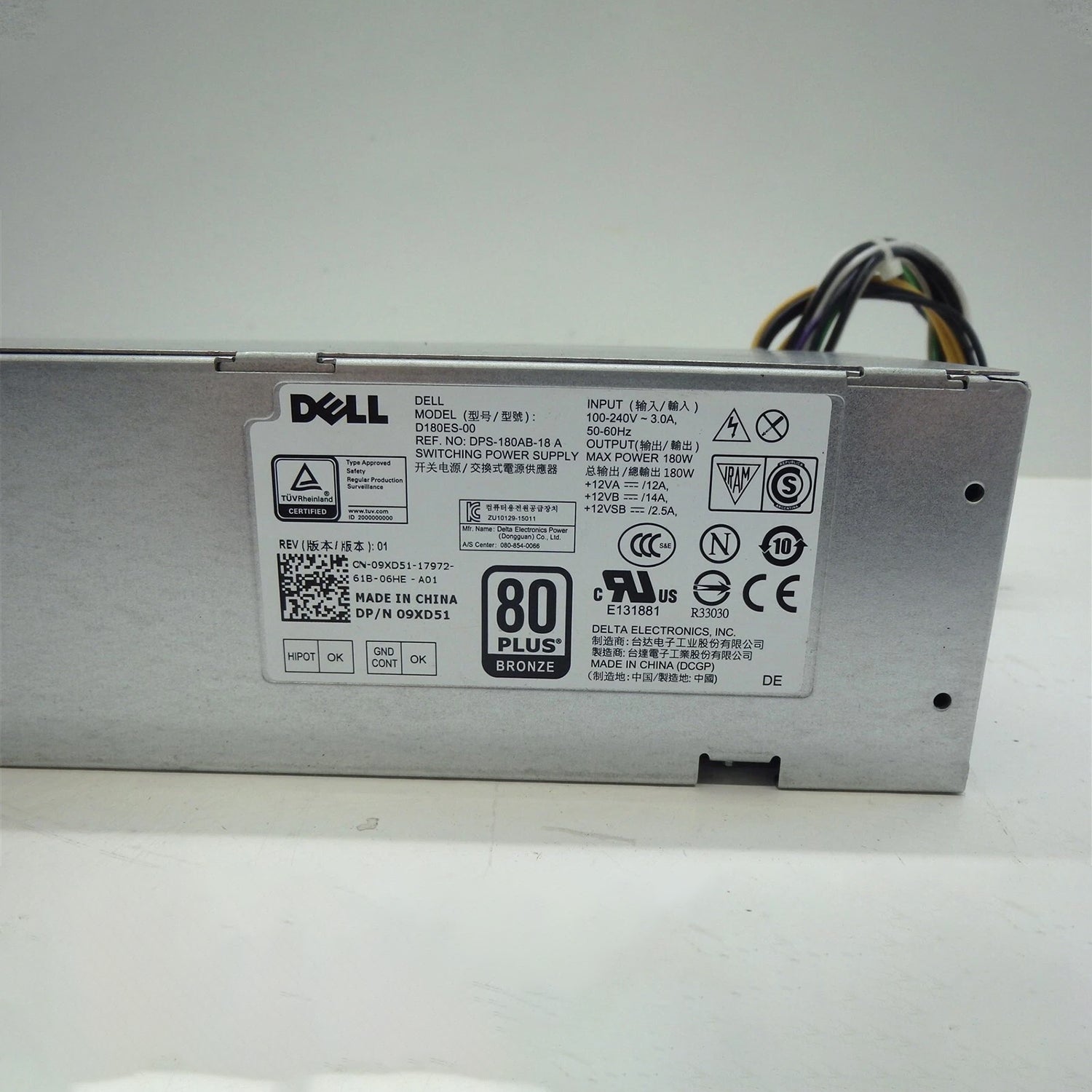 DELL 180W 4+8PIN Power Supply - (D180ES-00) Refurbished