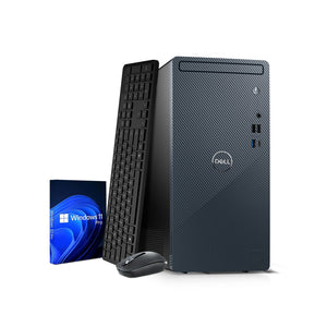 Dell Inspiron 3910 Tower Desktop PC | Intel Core i3 - 12th Gen Hexa-Core | 16GB DDR4 RAM | 256GB NVMe SSD | Windows 11 Pro | WiFi | Wireless Keyboard & Mouse - Refurbished