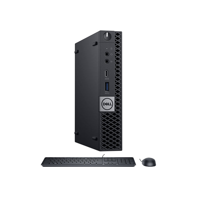 Dell OptiPlex 5070 Micro Desktop Computer Tiny PC, Intel Core i7 9700T up to 4.30 GHz, 16GB - 32GB DDR4 RAM, 512GB - 2TB SSD, Windows 10 Pro, WIFI - Refurbished