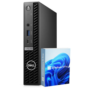 Dell OptiPlex 5000 Micro Business  Desktop  PC, Intel Hexa-Core i7 -12th Gen Processor Up to 4.70GHz, 32GB DDR4 RAM, 1TB NVMe SSD, Windows 11 Pro, Wireless Keyboard and Mouse - Refurbished