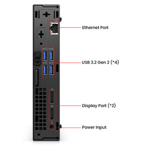 Dell OptiPlex 5000 Micro Business  Desktop  PC, Intel Hexa-Core i7 -12th Gen Processor Up to 4.70GHz, 32GB DDR4 RAM, 1TB NVMe SSD, Windows 11 Pro, Wireless Keyboard and Mouse - Refurbished