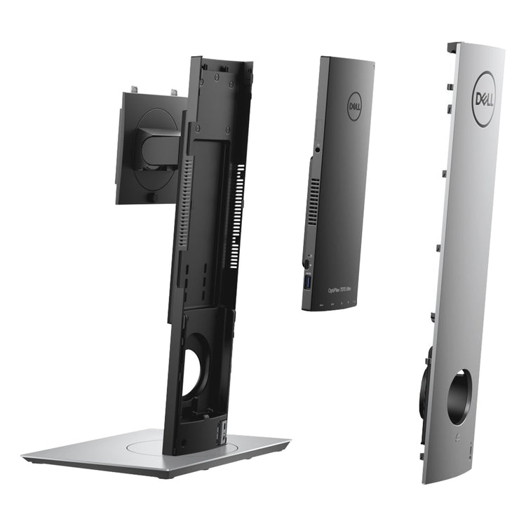 Dell OptiPlex 7070 UFF Desktop Computer With Dell 24-inch FHD Monitor for Video Conferencing - Intel Core i5-8265U / 8th Gen Up to 3.90 GHz Processor, 16GB DDR4 RAM, 256GB NVMe SSD, Windows 11 Pro - Refurbished