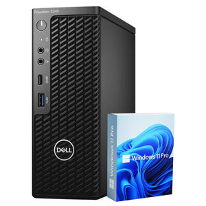 Dell Precision 3240 Tiny Desktop Computer Windows 11 Pro Pc, Intel Core i7 - 10th Gen up to 4.50 GHz Processor, 16GB - 32GB DDR4 RAM, 512GB - 2TB SSD, Wireless Keyboard and Mouse - Refurbished
