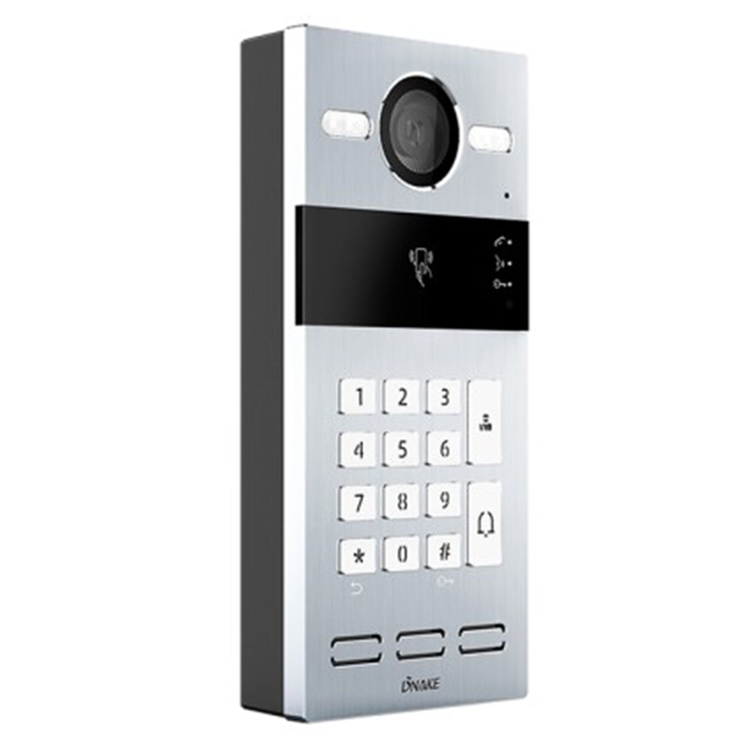 Dnake S213K SIP Video DoorPhone with Keypad - Linux 2MP, 110° Wide-angle HD Camera with automatic lighting, 64MB RAM, 128MB ROM, Support surface & Flush mounting