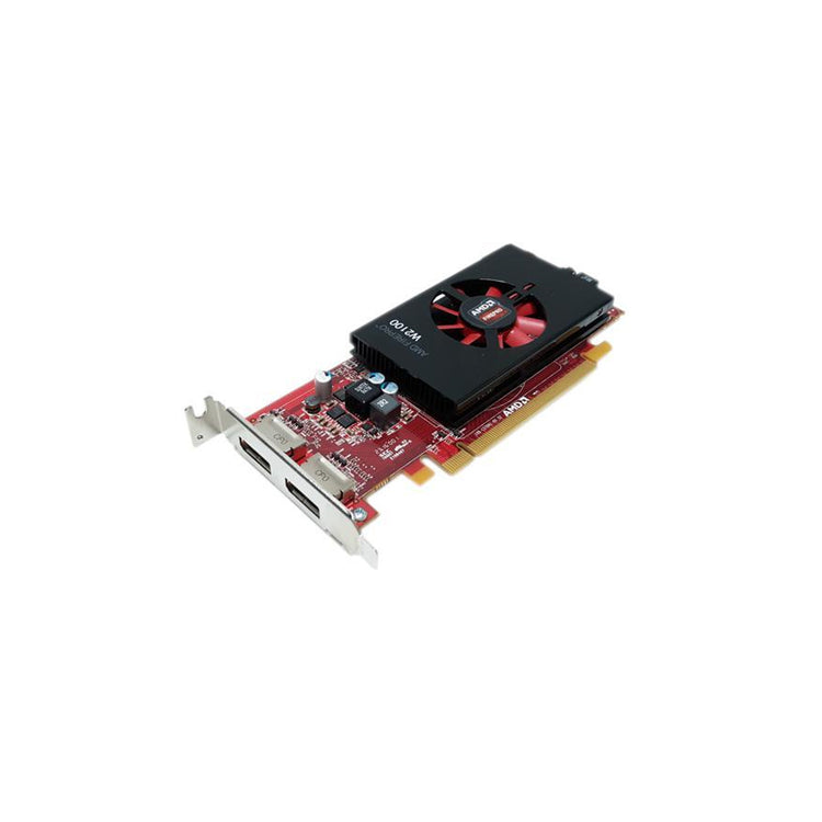 AMD FirePro W2100 2GB GDDR3 Low Profile Graphics Card | Dual DisplayPort | HDMI Adapter Included