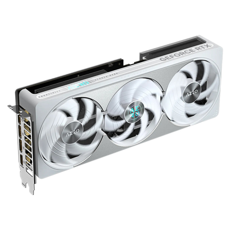 GIGABYTE GeForce RTX 5080 AERO OC SFF Graphics Card - 16GB GDDR7, WindForce Cooling System With HAWK Fan, 256-Bit Memory, 3x Display Port / HDMI - (GV-N5080AERO OC-16GD)