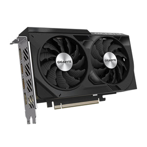 GIGABYTE GeForce RTX 4060 WINDFORCE OC 8G Graphics Card | 3D Active fan With Unique Blade Fan | 8GB GDDR6 | 2x HDMI, 2x Display Port - (GV-N4060WF2OC-8GD)