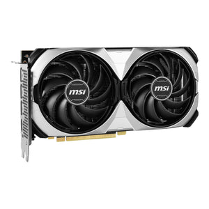 MSI GeForce RTX 4070 VENTUS 2X 12G OC Graphics Card - 12GB GDDR6X, 192-Bit Memory, Dual-Fan Thermal Design With AI- Enhanced Voice and Video, HDMI / Display Port