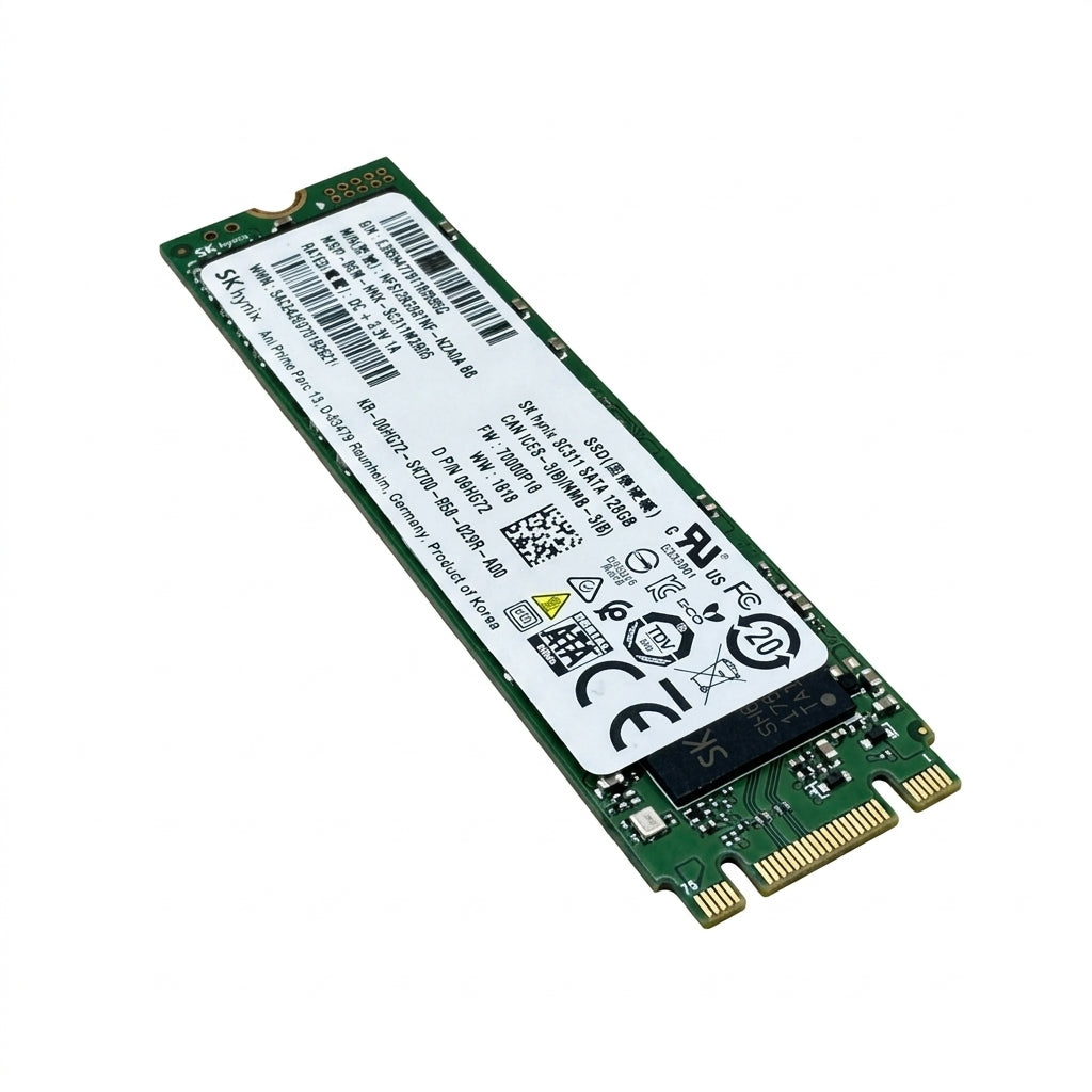 Mixed Brand Dell/Samsung/SK Hynix/Kioxia/Toshiba/WD 128GB M.2 SATA SSD for Laptop Desktop PC