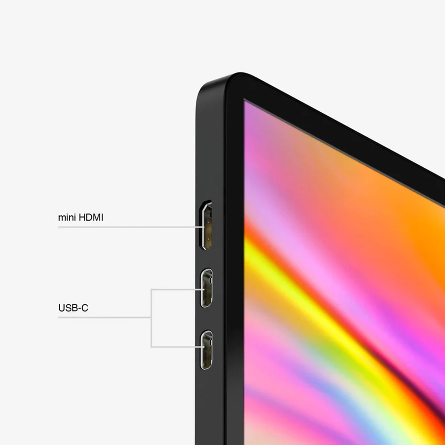 Mobile Pixels Glance Plus 15.6 Inch FHD OLED Monitor - 60Hz Refresh Rate, Foldable Smart Case With Built-in dual speakers, Mini HDMI, 2xUSB-C - (101-1012P01)