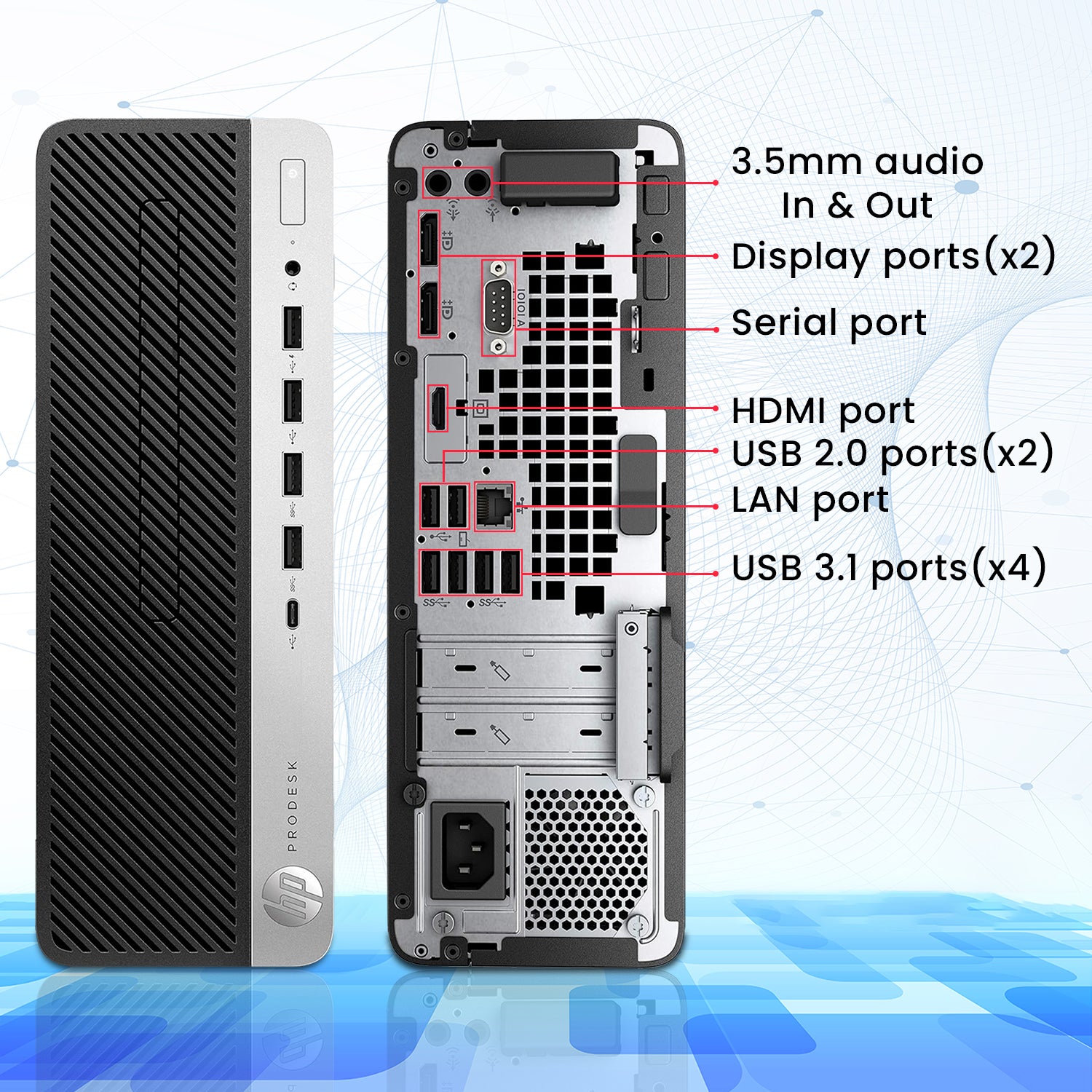 HP ProDesk 600 G4 SFF Windows 11 Pro Desktop Computer P...