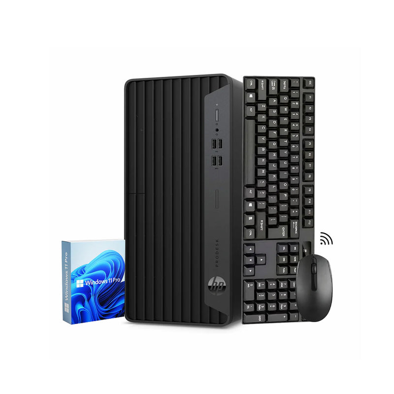 HP ProDesk 600 G6 Tower High Performance Desktop PC - Intel Core i5 - (10500) 10th Gen Up to 4.50GHz Processor, 16GB - 32GB DDR4 RAM, 512GB - 2TB SSD, Windows 11 Pro, Wireless Keyboard and Mouse - Refurbished