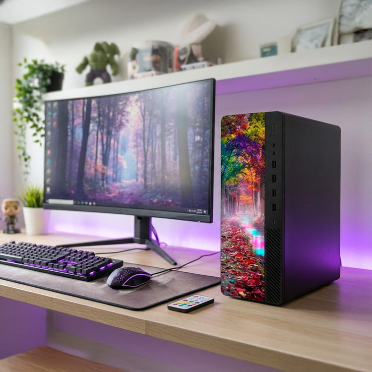AXOII FLORA RGB Desktop PC - Intel Core i7 / i5, 16GB RAM, NVMe SSD (256GB / 512GB), WiFi, Bluetooth, Windows 11 Pro - Refurbished