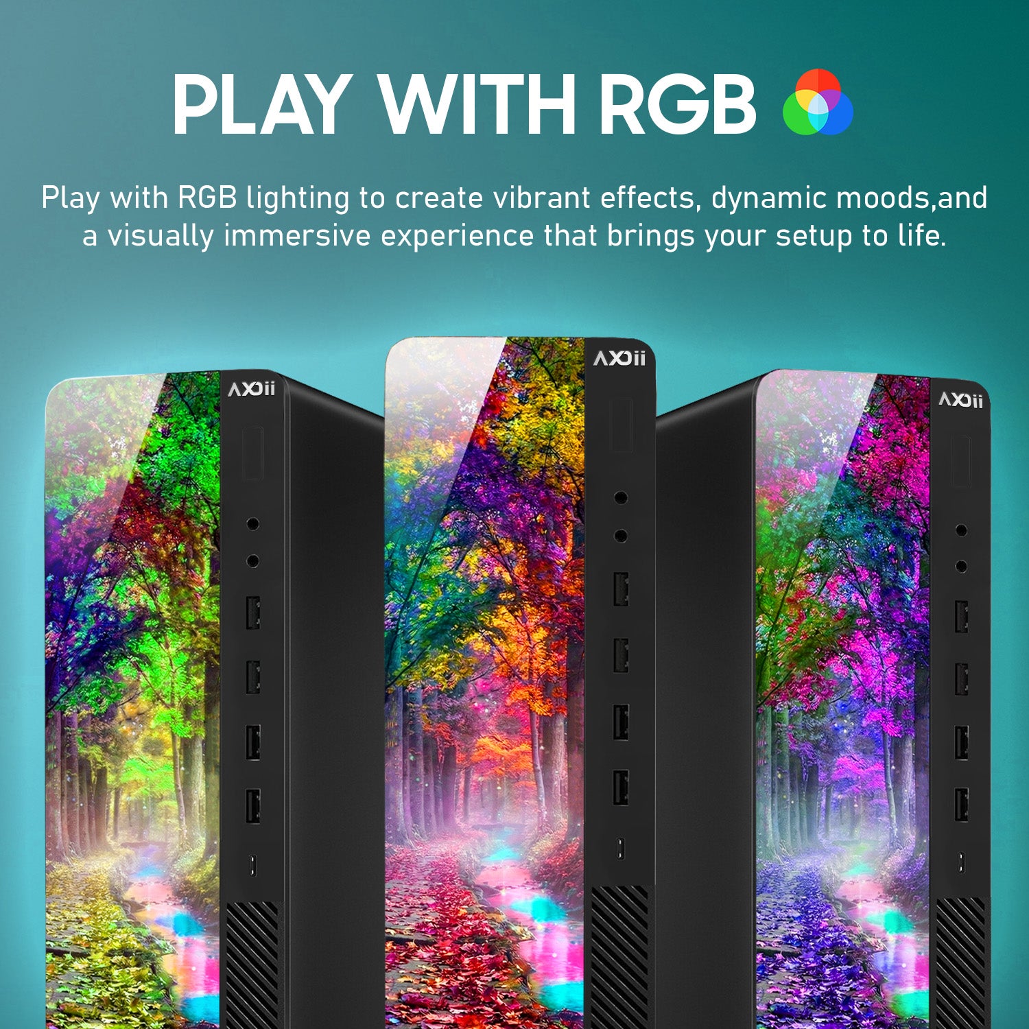 Flora Computer AXOII FLORA RGB Desktop PC - Intel Core i7 / i5, 16GB R...