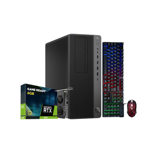 HP Z1 G5 Entry Tower Workstation PC, Intel Core i5 - 8th Gen Up to 4.10GHz Processor With GeForce RTX 3050 Graphics Card, 16GB - 32GB DDR4 RAM, 512GB - 2TB SSD, Windows 11 Pro, Gaming Keyboard and Mouse - Refurbished