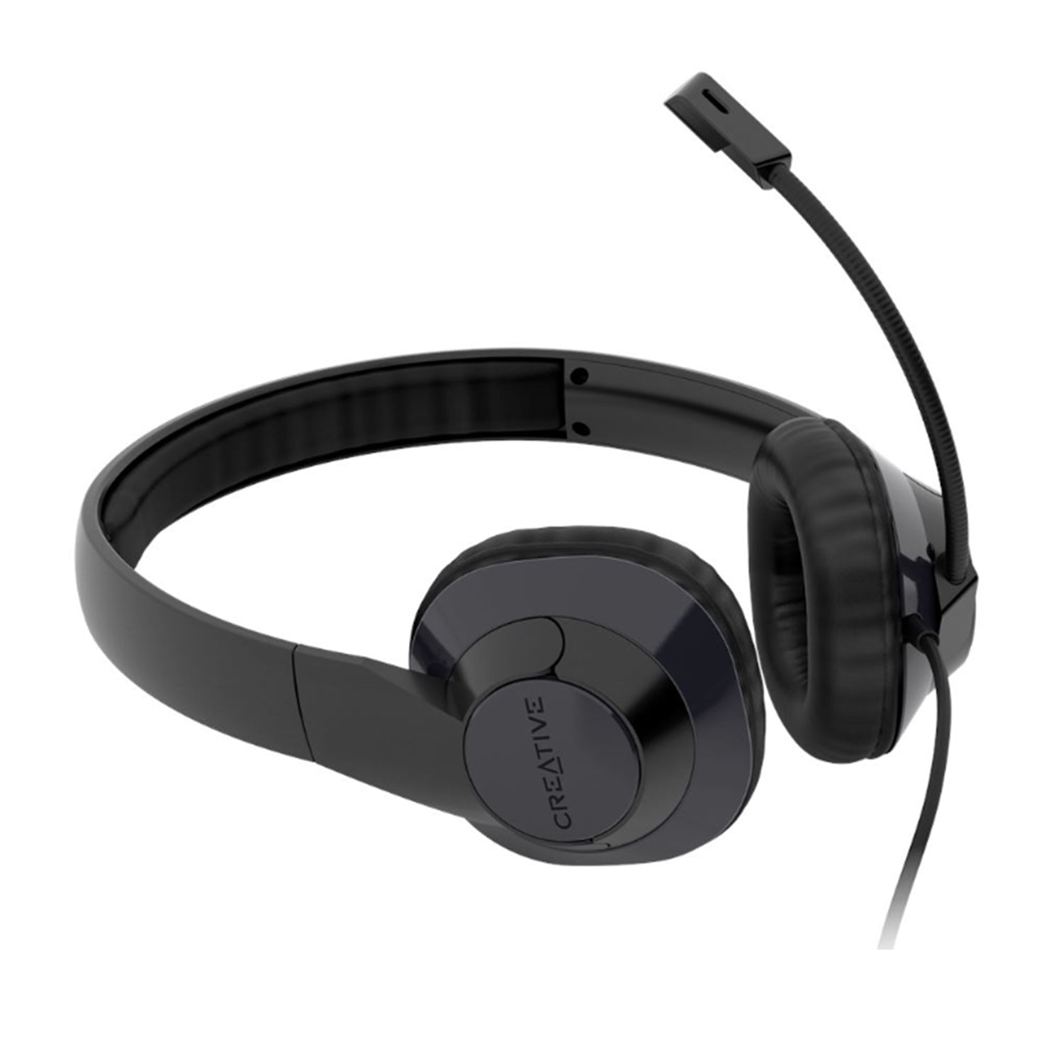 Creative HS-720 V2 Wired Headset With Noise-Cancelling Mic and Inline Remote 30mm Neodymium Drives Plug-and-Play Compatible With any PC or Mac Computer USB-A Port - (51EF0960AA000)