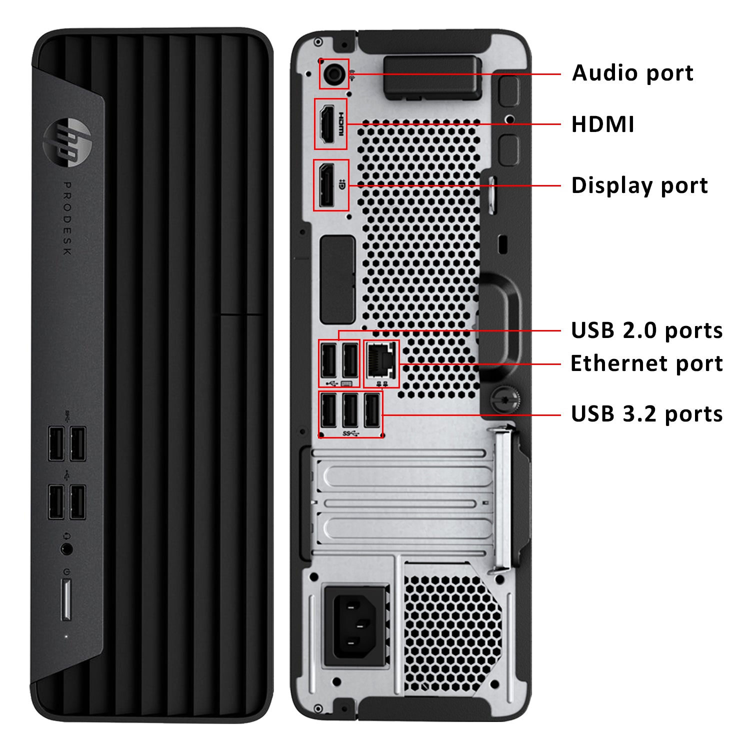 HP ProDesk 400 G7 SFF Business Desktop PC | Intel Core i7- 10th Gen Up to 4.80GHz Processor | 16GB - 32GB DDR4 RAM | 512GB - 2TB SSD | WINDOWS 11 PRO Wireless Keyboard and Mouse - Refurbished