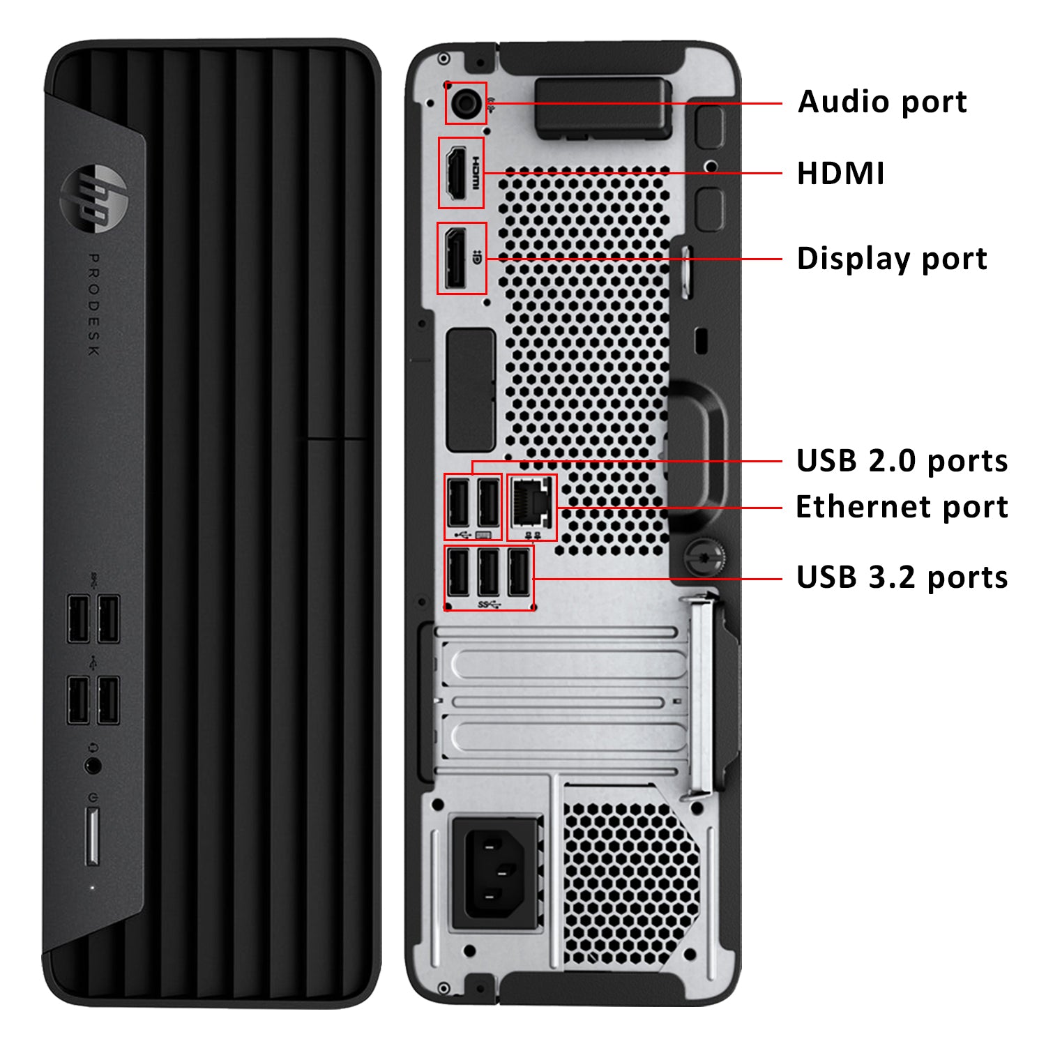 HP ProDesk 400 G7 SFF Business Desktop PC | Intel Core i5- 10th Gen Processor | 16GB - 32GB DDR4 RAM | 512GB - 2TB SSD | WINDOWS 11 PRO Wireless Keyboard and Mouse - Refurbished