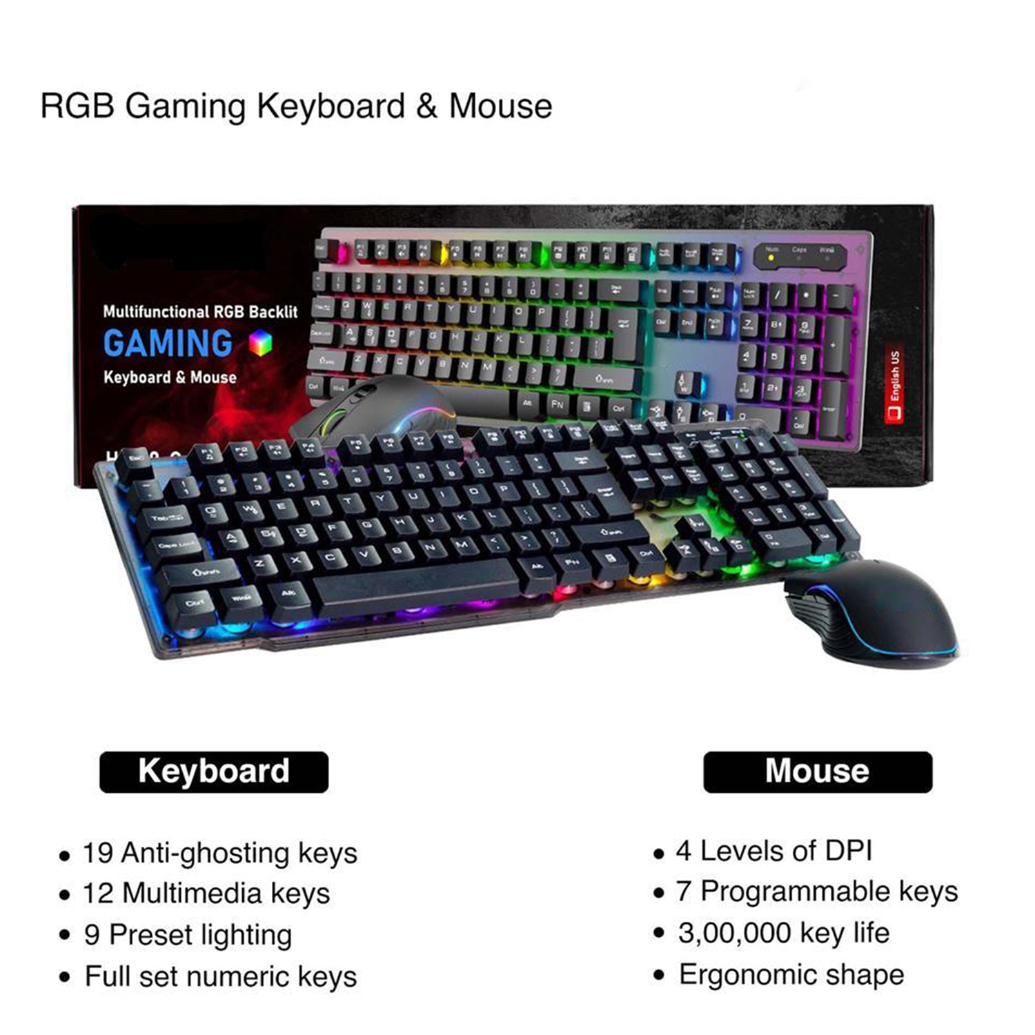 Hp ProDesk Gaming Desktop Tower PC (Intel core i5 Processor/ 8GB - 16GB RAM/ 256GB - 1TB SSD/ RX 550, GT1030, GTX1050Ti, GTX1650/ Windows 10 Pro) Gaming Keyboard and Mouse - Refurbished