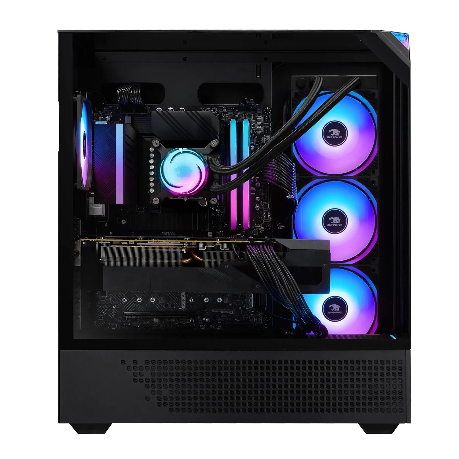 iBUYPOWER Gaming Liquid Cooler PC - AMD Ryzen 7 9800X3D  Up to 5.2 GHz Processor, 32GB DDR5 RAM, 2TB M.2 NVMe SSD, NVIDIA GeForce RTX 5070, Windows 11 Home - (EBA7N5701)