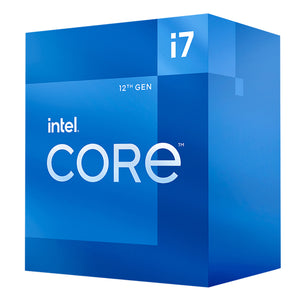 Intel Core i7-12700 Processor - Core i7 12th Gen Alder Lake 12-Cores Up to 4.90 GHz, LGA 1700 Socket, 25 MB Intel Smart Cache, 65W Desktop Processor - BX8071512700