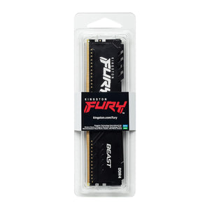 Kingston Fury Beast 16GB (2Gx 64 Bit) - DDR4 Technology Desktop Memory, 3200 MHz Memory Speed, CL16 SDRAM (Synchronous DRAM) / Black - KF432C16BB/16