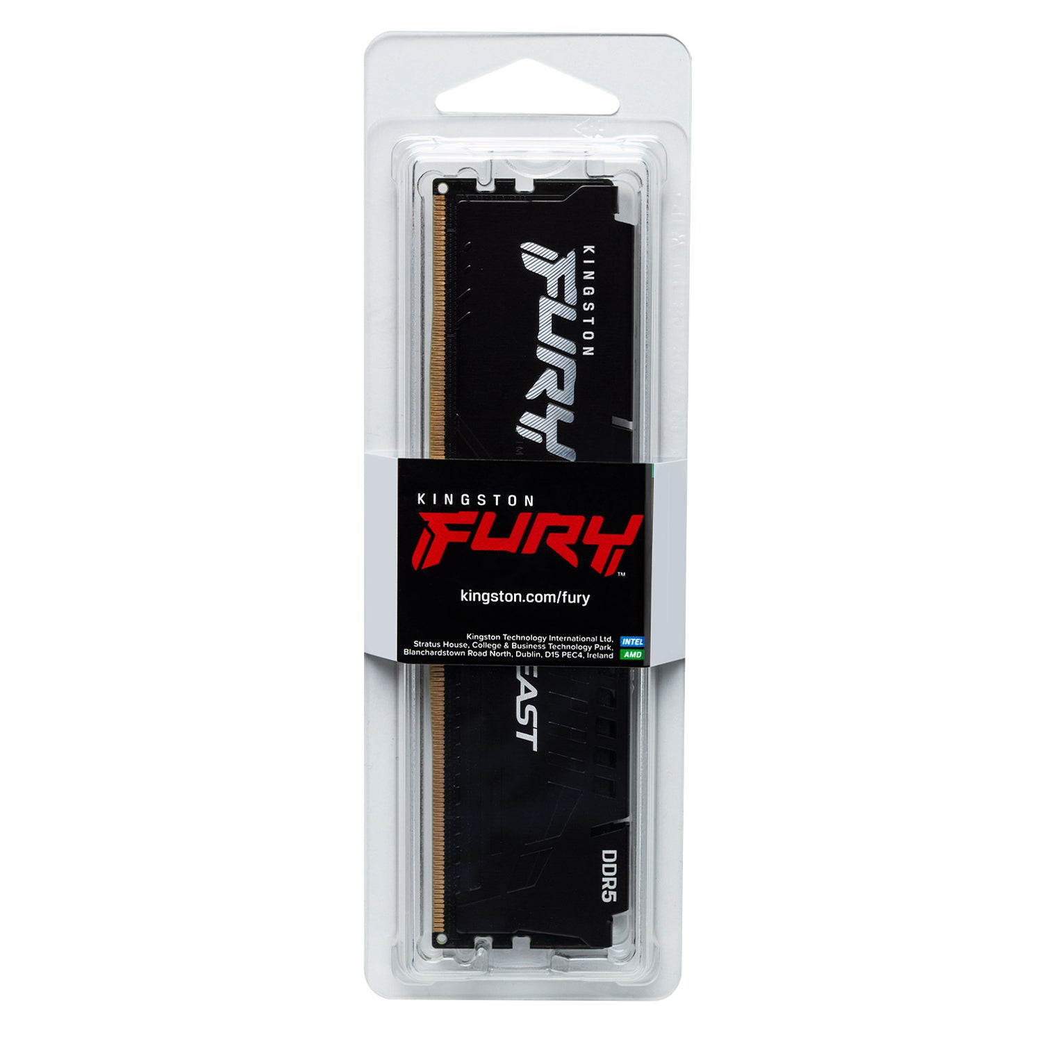 Kingston Fury Beast 32GB (4Gx 64 Bit) - DDR5 Technology Desktop Memory, 5600 MHz Memory Speed, CL40 SDRAM (Synchronous DRAM) / Black - KF556C40BB2-32