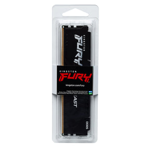 Kingston Fury Beast 32GB (4Gx 64 Bit) - DDR5 Technology Desktop Memory, 5600 MHz Memory Speed, CL40 SDRAM (Synchronous DRAM) / Black - KF556C40BB2-32