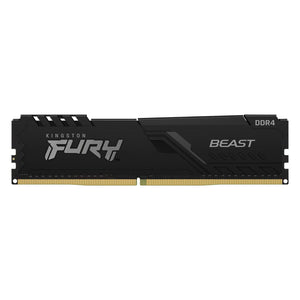 Kingston Fury Beast 8GB (1Gx 64 Bit) - DDR4 Technology Desktop Memory, 3200 MHz Memory Speed, CL16 SDRAM (Synchronous DRAM) / Black - KF432C16BB/8
