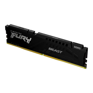 Kingston Fury Beast 8GB (1Gx 64 Bit) - DDR5 Technology Desktop Memory, 5600 MHz Memory Speed, CL40 SDRAM (Synchronous DRAM) / Black - KF556C40BB-8