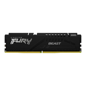 Kingston Fury Beast 8GB (1Gx 64 Bit) - DDR5 Technology Desktop Memory, 5600 MHz Memory Speed, CL40 SDRAM (Synchronous DRAM) / Black - KF556C40BB-8