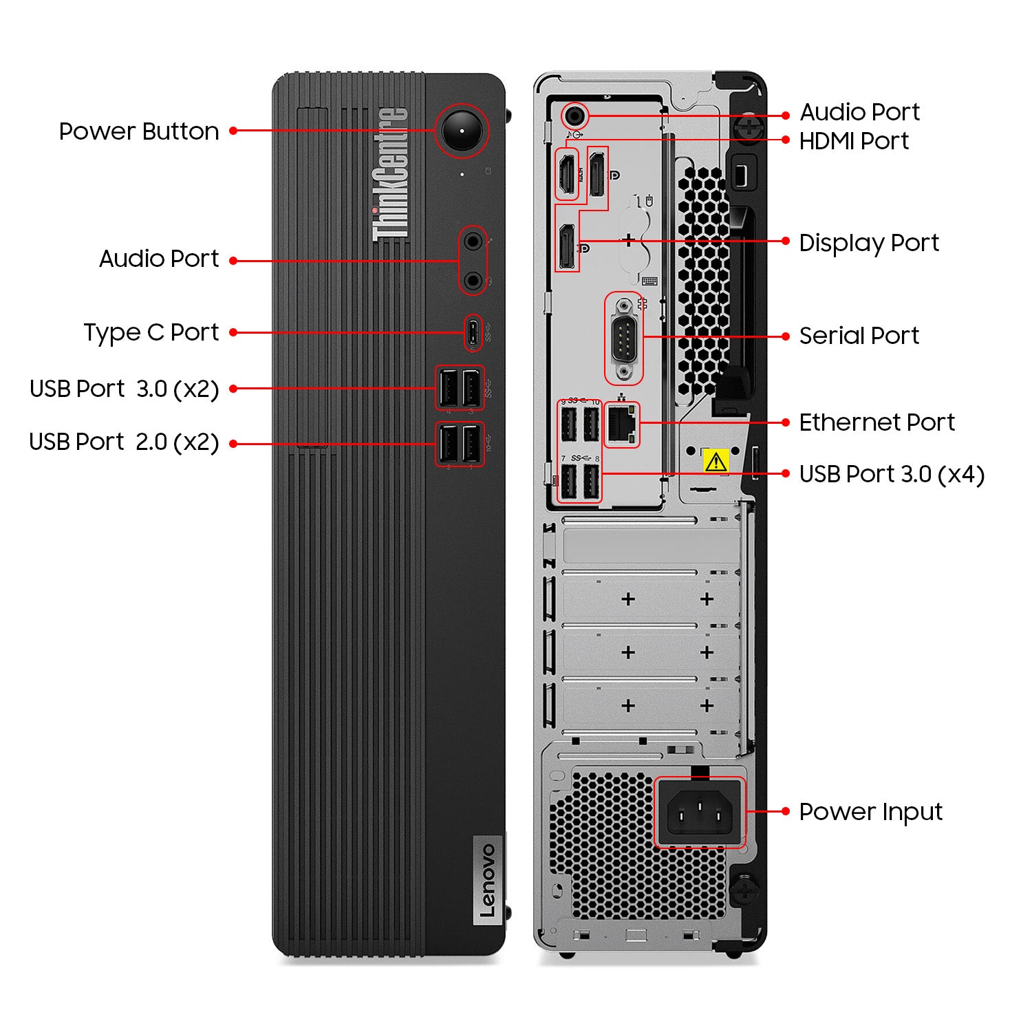 Lenovo ThinkCentre M80s SFF High-Performance Desktop Computer, Intel Core i5 - 10th Gen Up to 4.50 GHz Processor CPU, 16GB DDR4 RAM, 512GB NVMe SSD, Windows 11 Pro - Refurbished