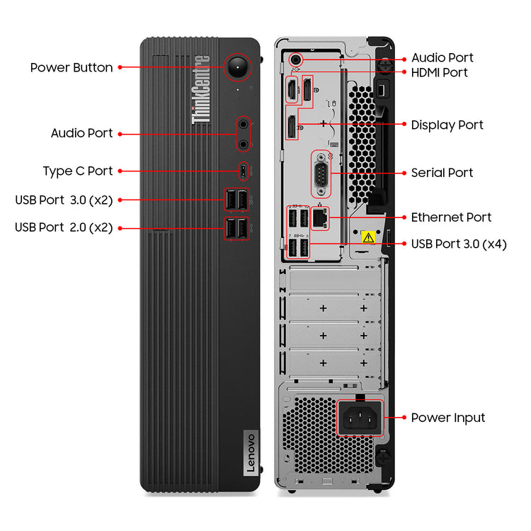 Lenovo ThinkCentre M80s SFF High-Performance Desktop Computer, Intel Core i5 - 10th Gen Up to 4.50 GHz Processor CPU, 16GB DDR4 RAM, 512GB NVMe SSD, Windows 11 Pro - Refurbished