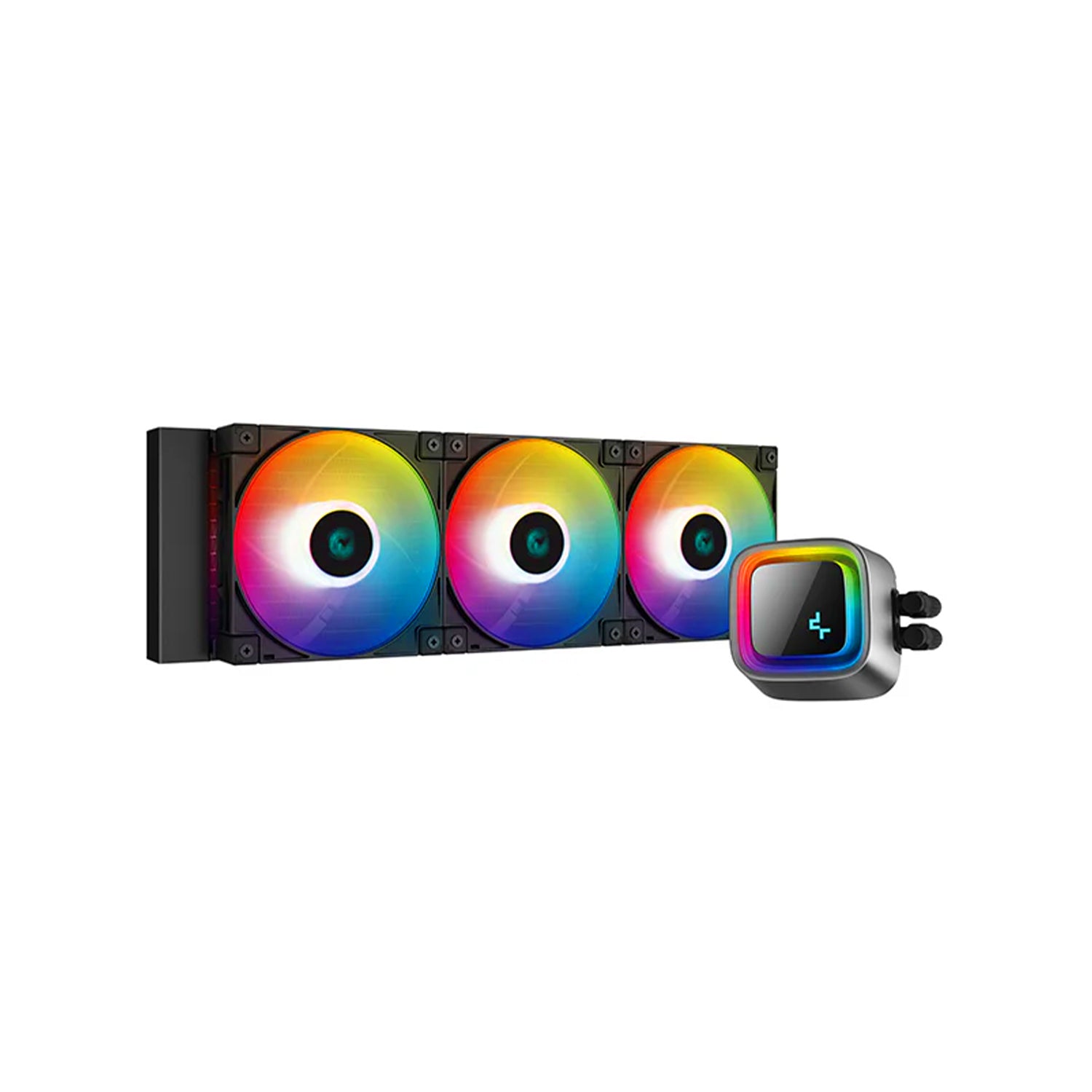 DEEPCOOL LS720 Premium Liquid CPU cooler - Fluid Dynamic Bearing and Low-Noise Efficiency With a 360mm Radiator - Black (R-LS720-BKAMNT-G-1)