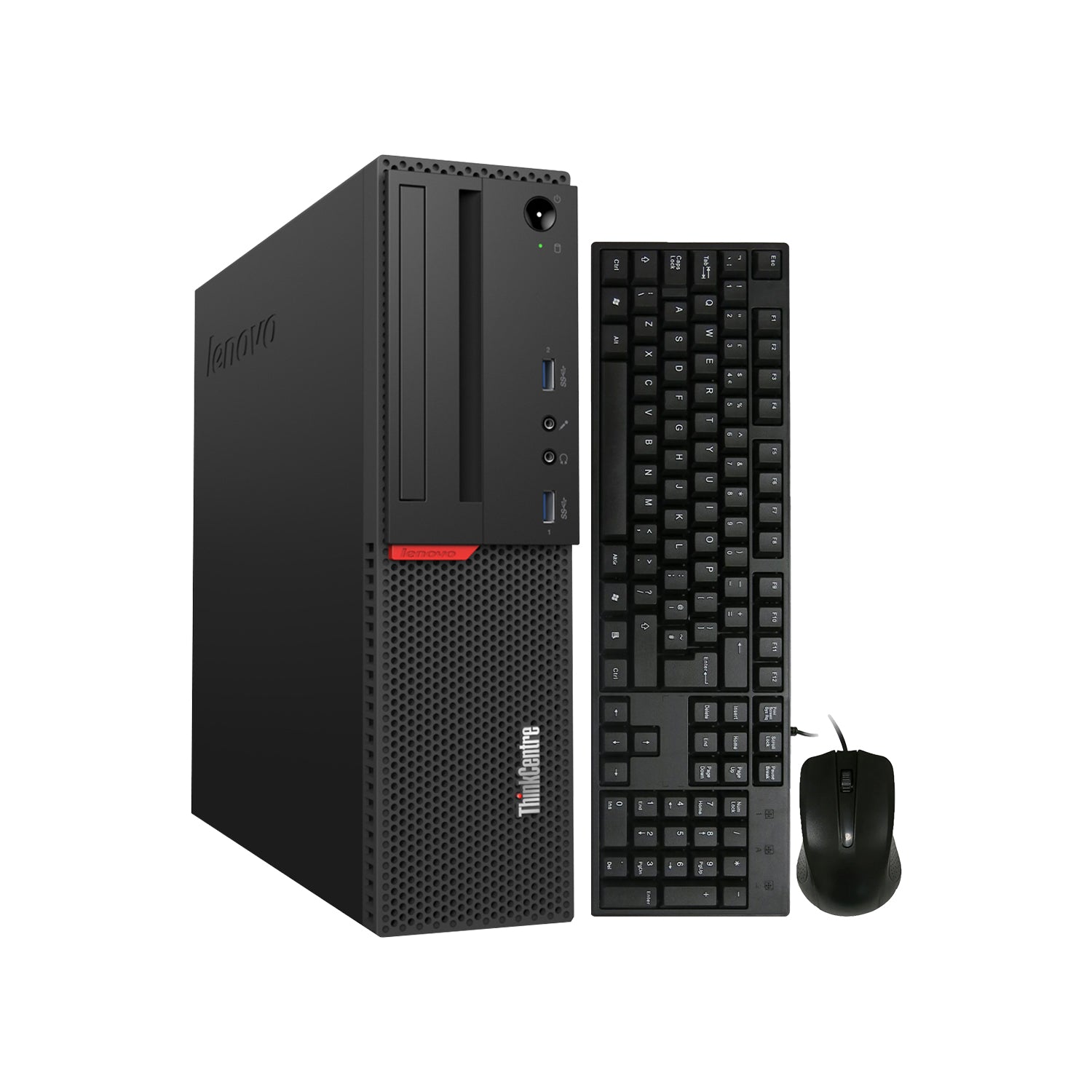 Lenovo ThinkCentre M900 SFF Desktop Computer PC, Intel Core i5/i7 - 6th Gen Processor, 16GB - 32GB DDR4 RAM, 256GB - 1TB SSD, Wired Keyboard & Mouse, Windows 10 Pro