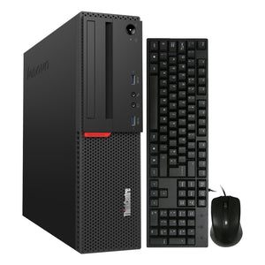 Lenovo ThinkCentre M900 SFF Desktop Computer PC, Intel Core i5/i7 - 6th Gen Processor, 16GB - 32GB DDR4 RAM, 256GB - 1TB SSD, Wired Keyboard & Mouse, Windows 10 Pro