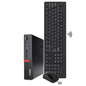 Lenovo ThinkCentre M910q Mini Desktop Computer Tiny PC | Intel Core i5 6th Gen | 8GB - 32GB DDR4 RAM | 256GB - 1TB SSD | Windows 10 Pro | WIFI | Wireless Keyboard Mouse- Refurbished