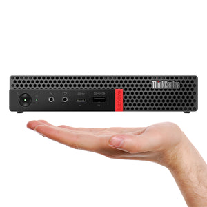 Lenovo ThinkCentre M920q Tiny PC High-Performance Desktop Computer, Intel Core i5 - 9th Gen Up to 3.70Ghz Processor CPU, 16GB -32GB DDR4 RAM, 512GB - 2TB SSD, Windows 11 Pro, Wireless Keyboard and Mouse - Refurbished