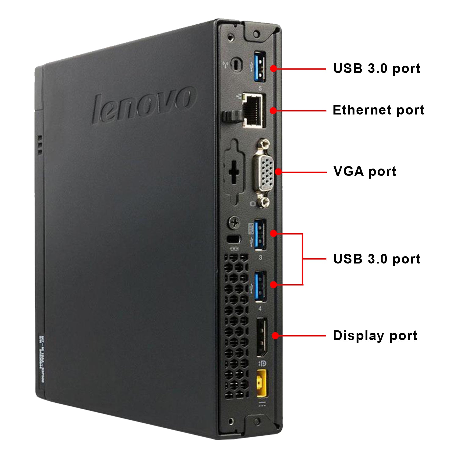 Lenovo ThinkCentre M93 Tiny Desktop Computer PC, Intel Core i5 - 4570T up to 3.60GHz Processor, 8GB - 16GB DDR3 RAM, 256GB - 1TB SSD, Windows 10 PRO, Keyboard & Mouse - Refurbished