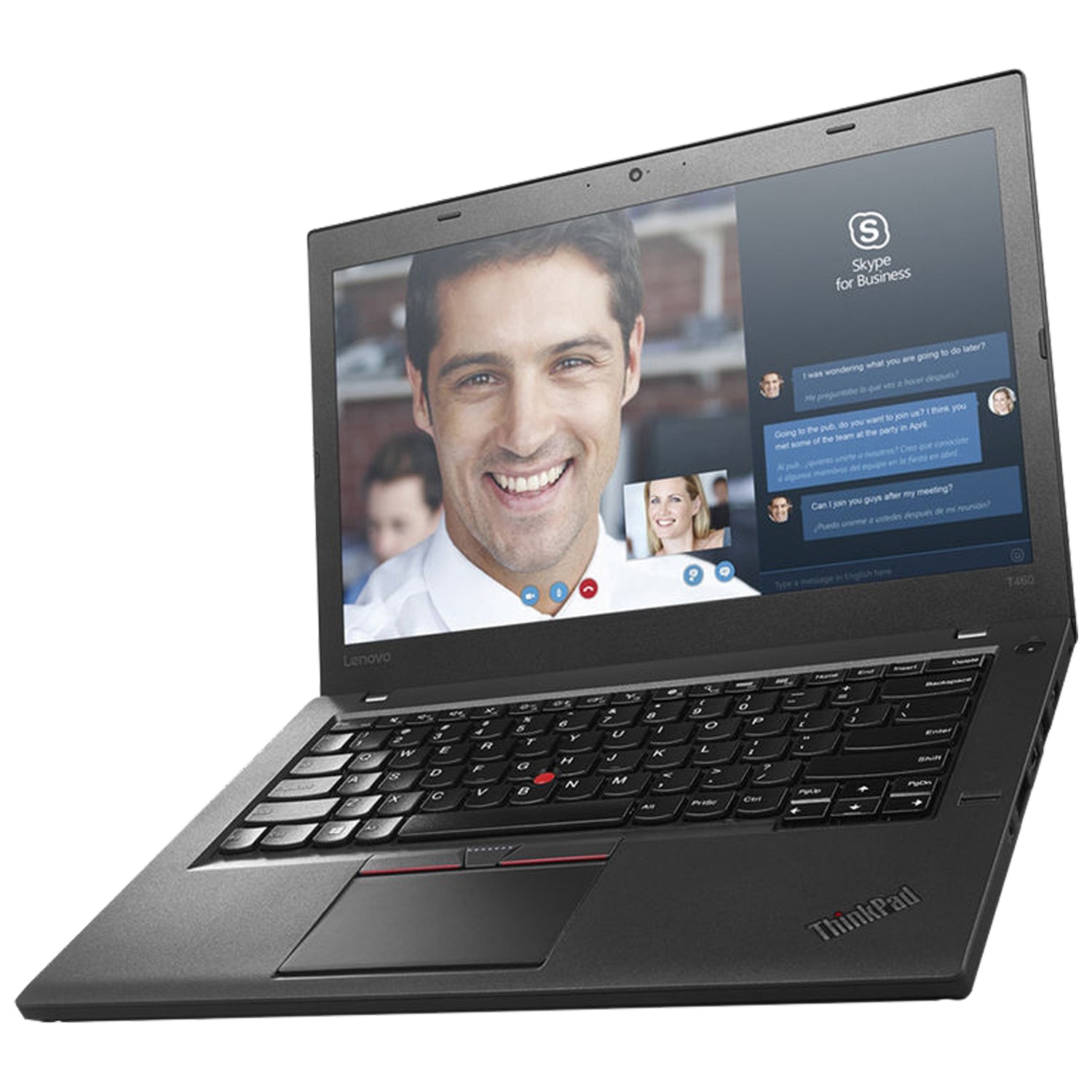 Lenovo Laptop ThinkPad T460 Home/ Office use - 14 inch Screen (Intel Core i5 - 6300U CPU/ 8GB - 16GB DDR4 RAM/ 256GB - 1TB SSD/ Windows 10 Pro/ Webcam) - Refurbished