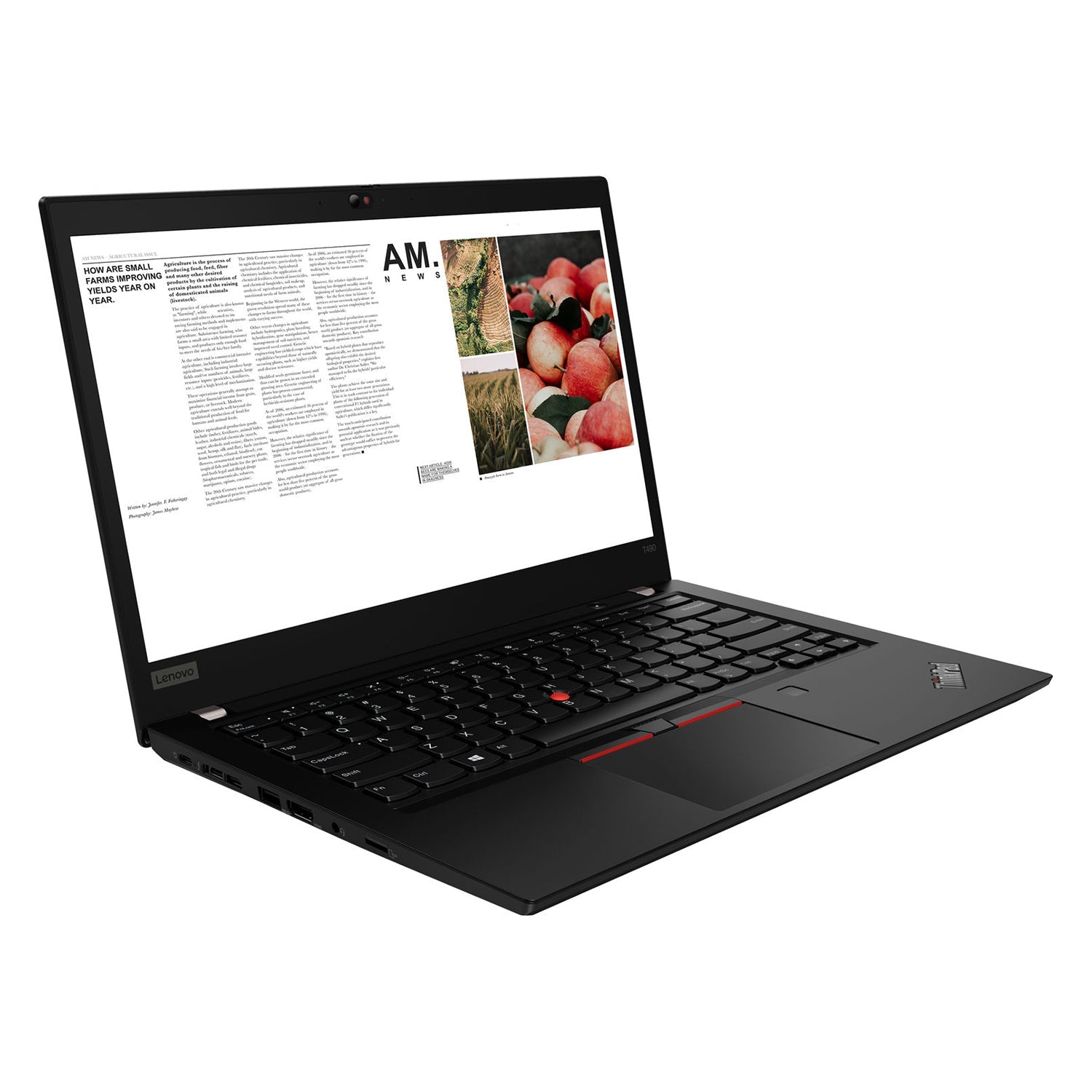 Lenovo ThinkPad T490s High-Performance Windows 11 Pro Laptop, 14-inch FHD Screen, Intel Core i5 - 8th Gen up to 4.10 GHz, 16GB DDR4 RAM, 256GB - 1TB SSD, Webcam - Refurbished