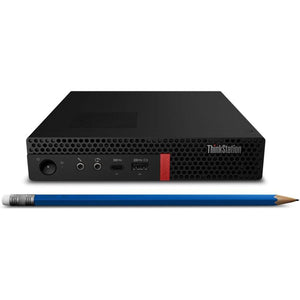 Lenovo ThinkStation P330 Tiny Desktop Windows 11 Pro Computer PC | Intel -Core i7 - 8th Gen up to 4.00 GHz Processor | 16GB - 32GB DDR4 RAM | 512GB - 2TB SSD | Wireless Keyboard and Mouse - Refurbished